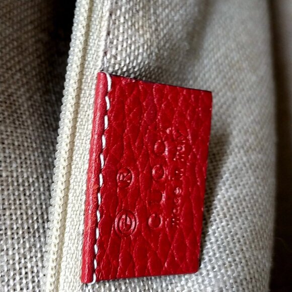 Gucci Red Leather Hand Bag mon875-101025 - Picture 16 of 16